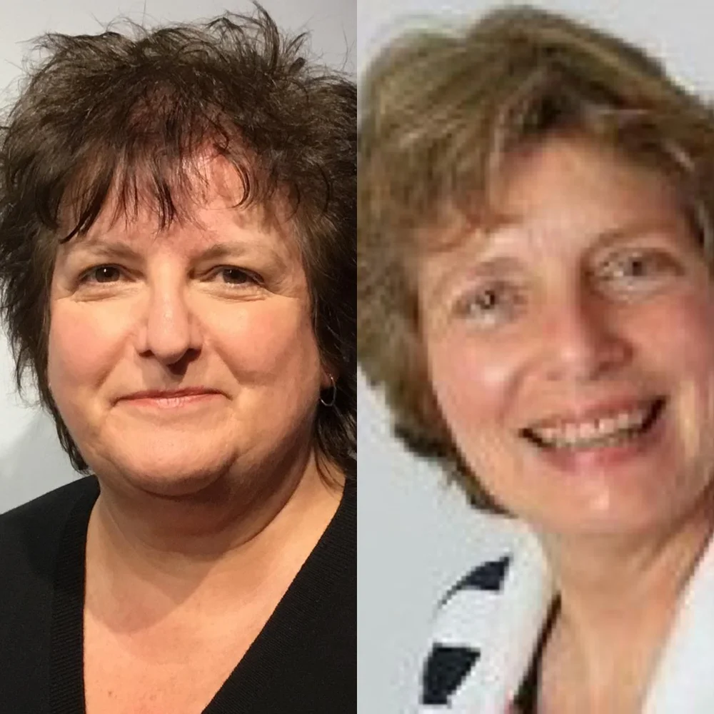 Photograph of Lorraine George and Kay Jodrell