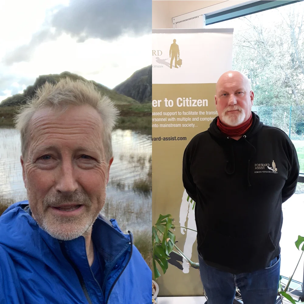 Churchill Fellows Tony Wright and Michael Davies